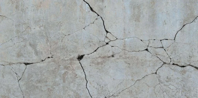 concrete to crack